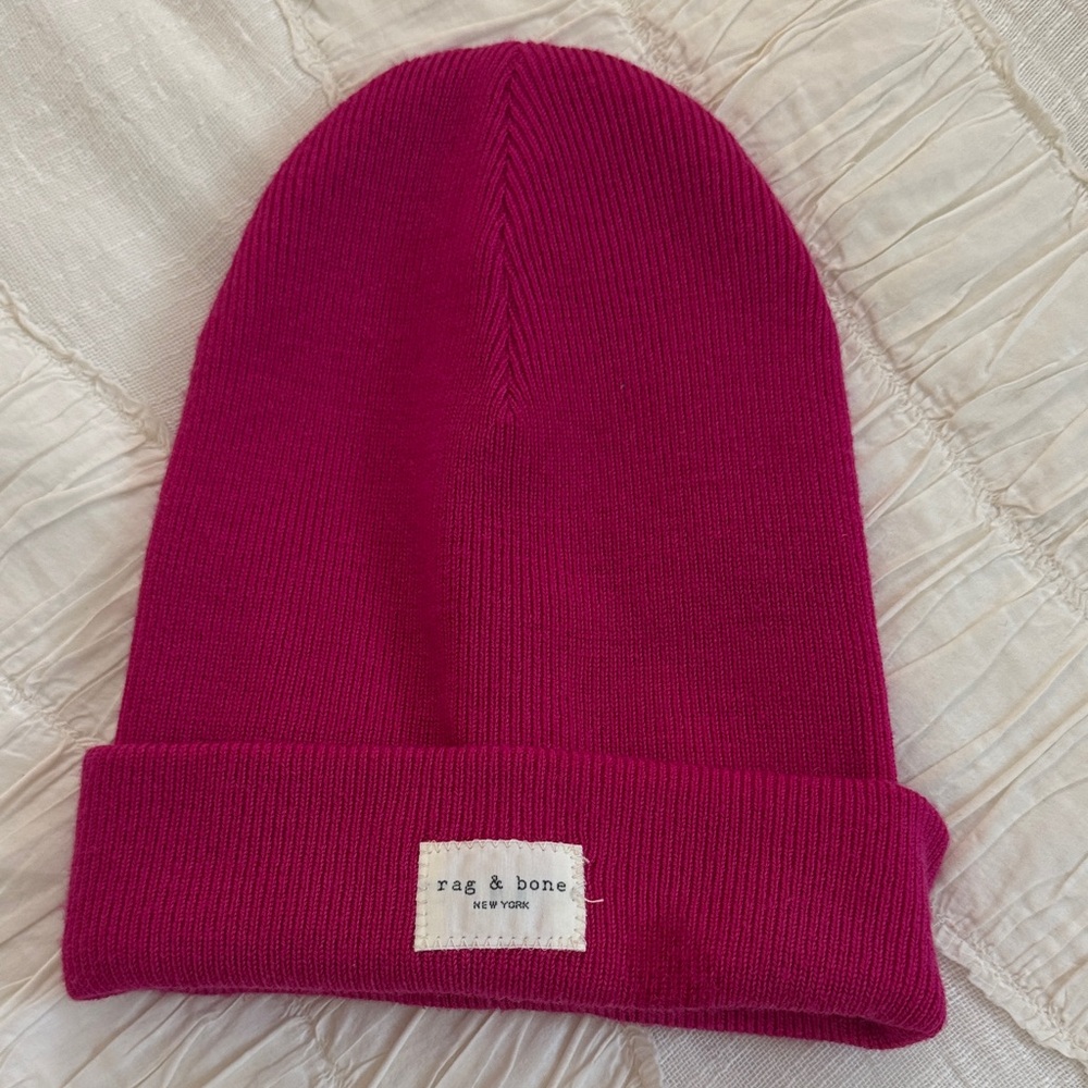Rag & Bone Kids Fuchsia Knit Hat